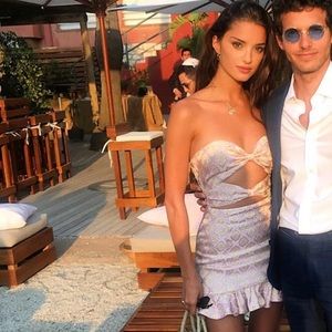 Revolve Double knot pink dress